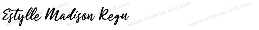 Estylle Madison Regu字体转换
